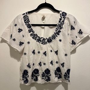 Raga embroidered top